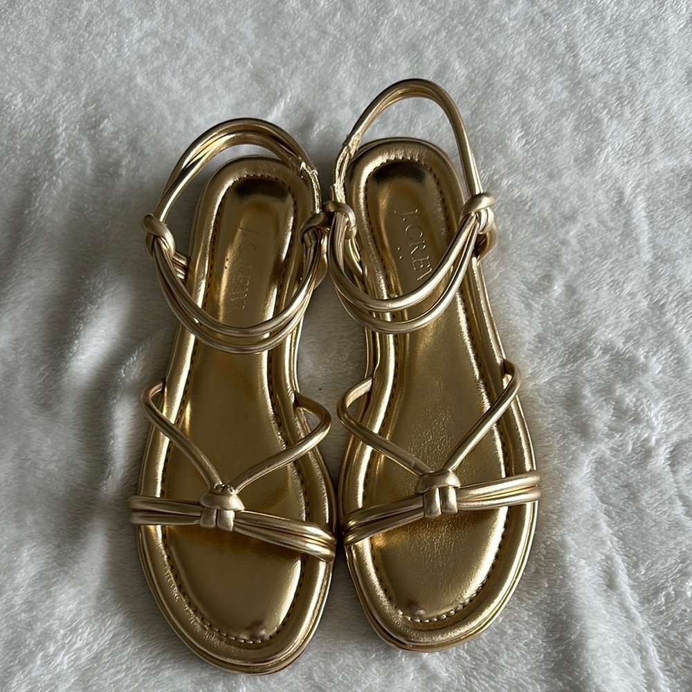J. Crew Gold Women's Sandals